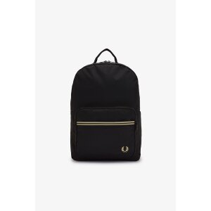 FRED PERRY Rucksack mit Sportband samt Streifendesign black