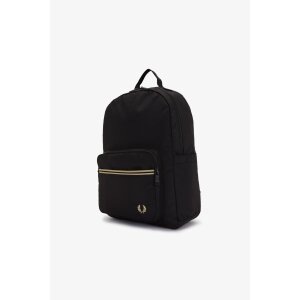 FRED PERRY Rucksack mit Sportband samt Streifendesign black