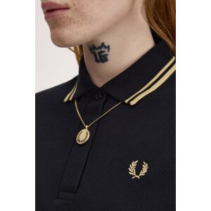 FRED PERRY Halskette mit Lorbeerkranz-Anhänger gold