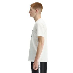 FRED PERRY Original Graphic T-Shirt snow white