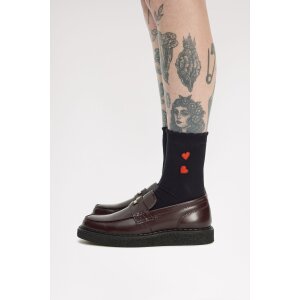 FRED PERRY Amy Socken mit Wellenrand black