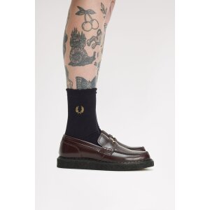 FRED PERRY Amy Socken mit Wellenrand black