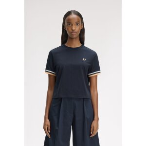 FRED PERRY Bold Tipped T-Shirt navy