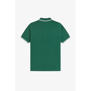 FRED PERRY Twin Tipped Polo Shirt sport green/ light ice