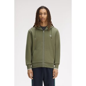 FRED PERRY Fred Perry Kapuzenjacke Mit Durchgehendem...