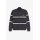 FRED PERRY Cardigan mit Grafik und Doppelstreifen anchor grey