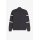 FRED PERRY Cardigan mit Grafik und Doppelstreifen anchor grey
