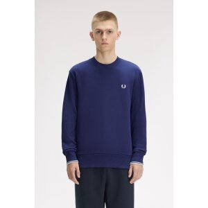 FRED PERRY Sweatshirt mit Rundhalsausschnitt french navy/...