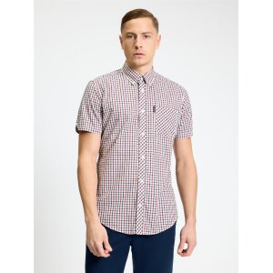 BEN SHERMAN Kurzarmhemd mit charakteristischem Karomuster...