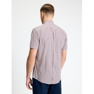 BEN SHERMAN Short Sleeve Signature House Check red