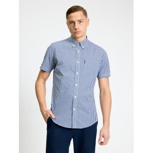 BEN SHERMAN Kurzarmhemd mit charakteristischem Karomuster...