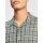 BEN SHERMAN Short Sleeve Texture Check Shirt loden