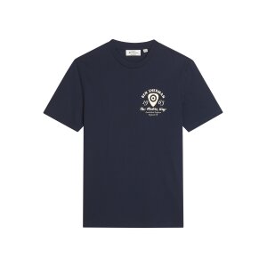 BEN SHERMAN Acoustic Kurzarm-T-Shirt dark navy