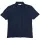 BEN SHERMAN Short Sleeve Vertical Textured Pique Shirt dark navy