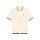 BEN SHERMAN Open Texture Short Sleeve Button Through Shirt ivory