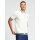 BEN SHERMAN Open Texture Short Sleeve Button Through Shirt ivory