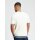 BEN SHERMAN Open Texture Short Sleeve Button Through Shirt ivory