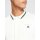 BEN SHERMAN Open Texture Short Sleeve Button Through Shirt ivory