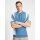 BEN SHERMAN Short Sleeve Colour Block Sport Polo riviera blue