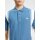 BEN SHERMAN Short Sleeve Colour Block Sport Polo riviera blue