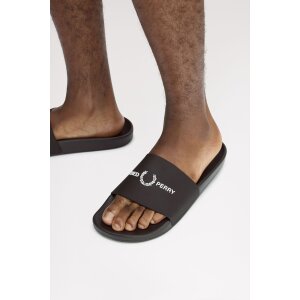 FRED PERRY Branded Slides black