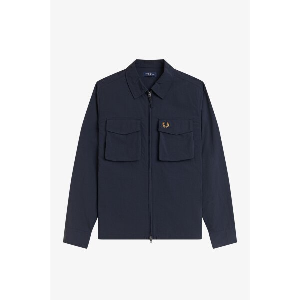 FRED PERRY Ripstop Zip-Through Overshirt navy, 219,90 €