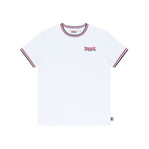 Lonsdale T-Shirt Quin white/ dark navy/ dark red