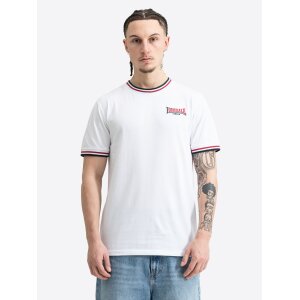 Lonsdale T-Shirt Quin white/ dark navy/ dark red
