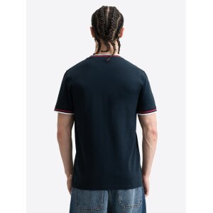 Lonsdale T-Shirt Quin dark navy/ white/ red