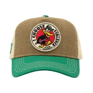 KING KEROSIN Trucker Cap I Choose Violence brown