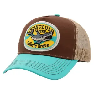 KING KEROSIN Trucker Cap Honolulu Tavern brown