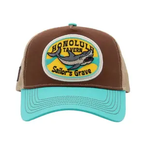 KING KEROSIN Trucker Cap Honolulu Tavern brown