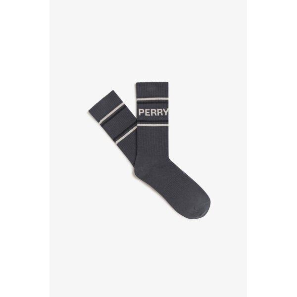 FRED PERRY Tennissocken mit Logo anchor grey