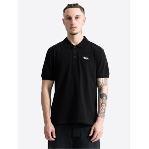 LONSDALE Poloshirt Chingford black/ ecru