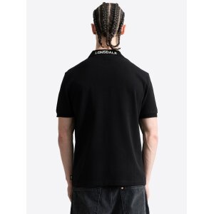 LONSDALE Poloshirt Chingford black/ ecru
