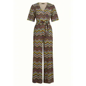 KING LOUIE Zita Jumpsuit Shio strong blue