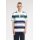 FRED PERRY Lässiges gestreiftes Poloshirt snow white
