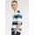 FRED PERRY Lässiges gestreiftes Poloshirt snow white