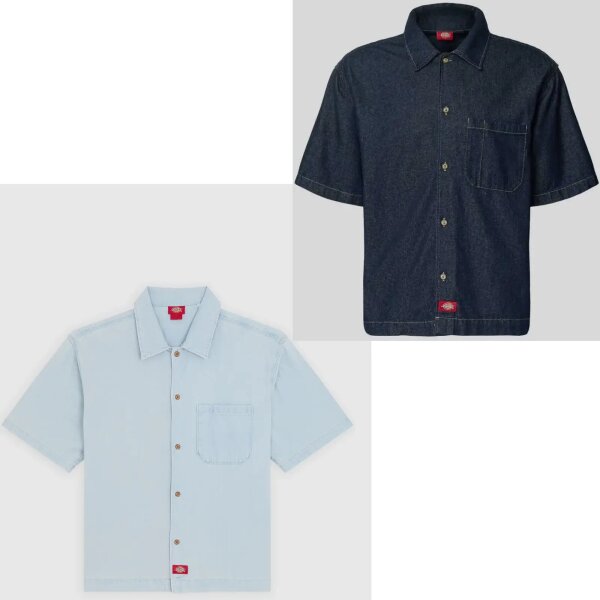 DICKIES Denim short sleeve Shirt