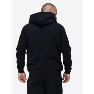LONSDALE Garrigill Hooded Zipsweat Jacket black/ white/ red