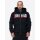 LONSDALE Garrigill Hooded Zipsweat Jacket black/ white/ red