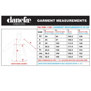 DANEFAE Danedith Rainjacket black picabella