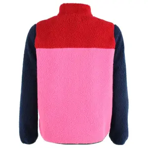 Danebirk Fleece Zip-Up dk red/ dk navy/ spicy pink/ dk pine