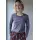 DANEFAE Danehero Ribbing Tee dark merlot/ light blue grey