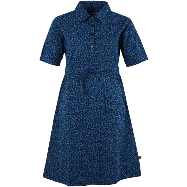DANEFAE Danesusanne Poplin Dress Dusty blue FLEURIE