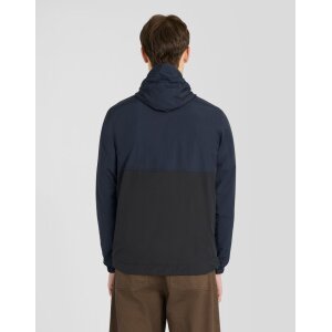LYLE & SCOTT Colour Block Zip Through Hooded Jacket dark navy/ jet black