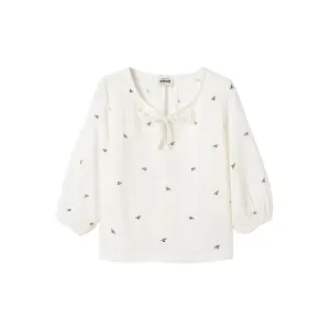 MADEMOISELLE YéYé Golden Flow Bluse...