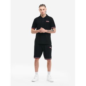 LONSDALE Chillingham Poloshirt & Shorts Set black/...