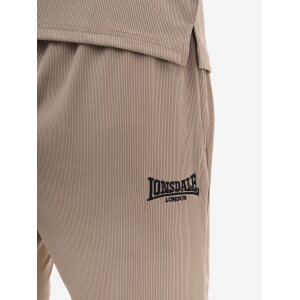 LONSDALE Motspur Poloshirt & Shorts Set beige/ black