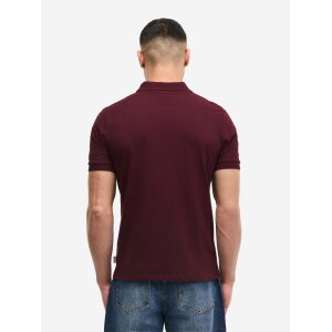 LONSDALE Poloshirt Whalton oxblood/ ecru